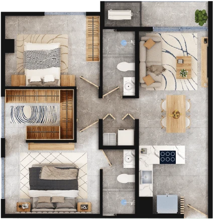 Tipología del modelo B2